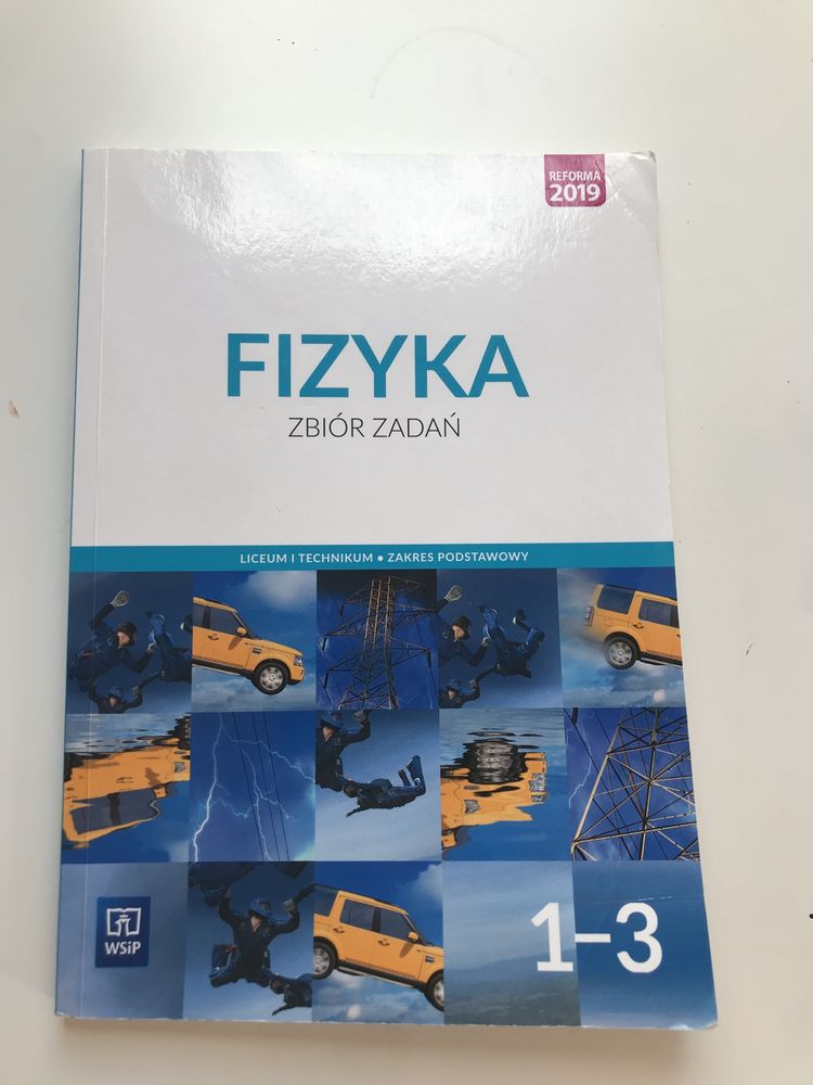 książka FIZYKA zbiór zadań 1-3 WSiP