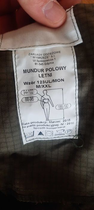 Mundur letni Wojska Polskiego 2015 marzec