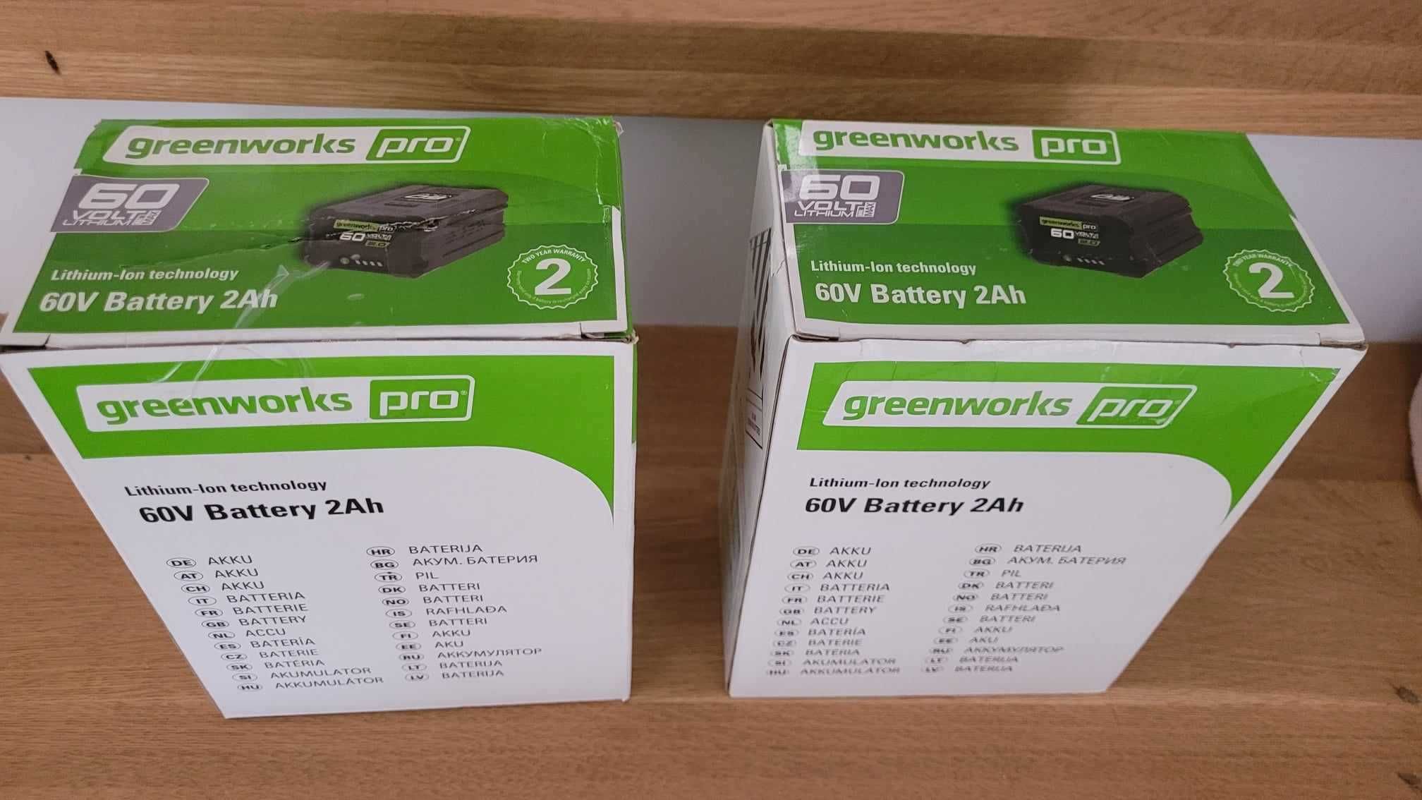 Greenworks 60V Akumulator 2Ah G60B2
