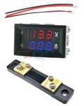 Вольтамперметр DC 0-110V шунт 50А/100A