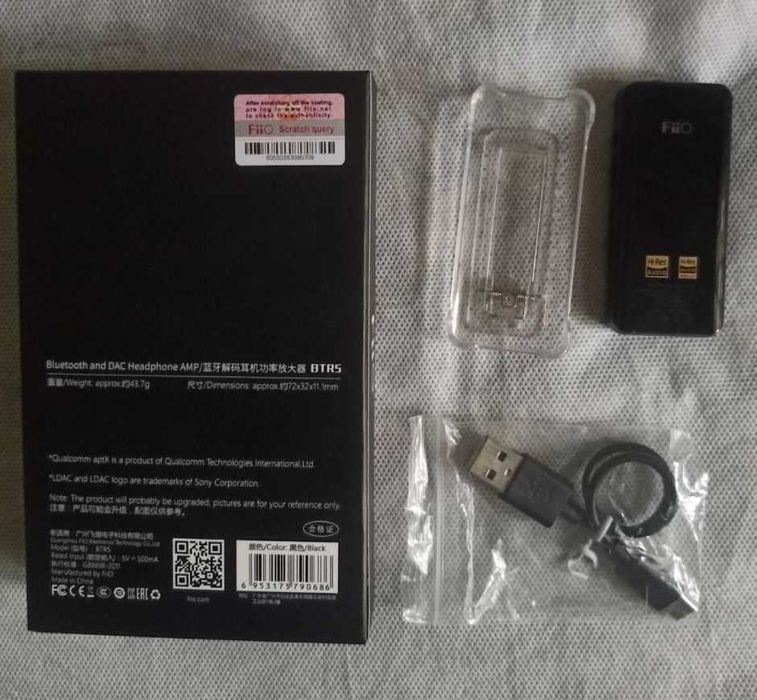 FiiO BTR 5 BT-адаптер и ЦАП, Soundpeats Opera 05 Hi-Res, LDAC, BT 5.3