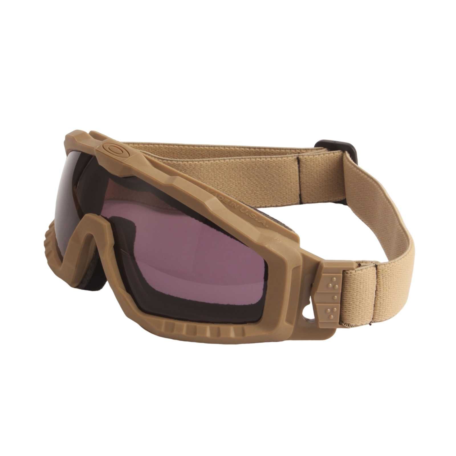 Защитные очки и маска 2 в 1 тактические Oakley Si Ballistic койот