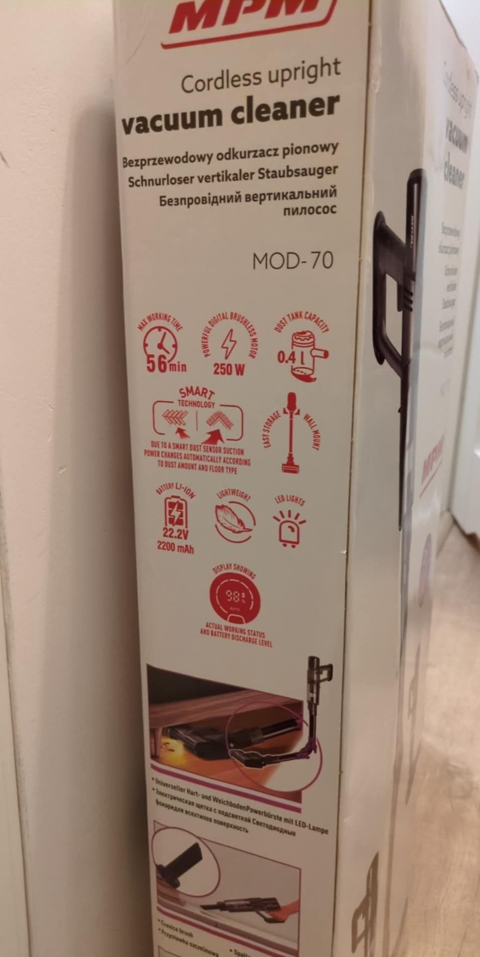 Odkurzacz pionowy MPM Mod-70 nowy oryginalne opakowanie idealny 2w1