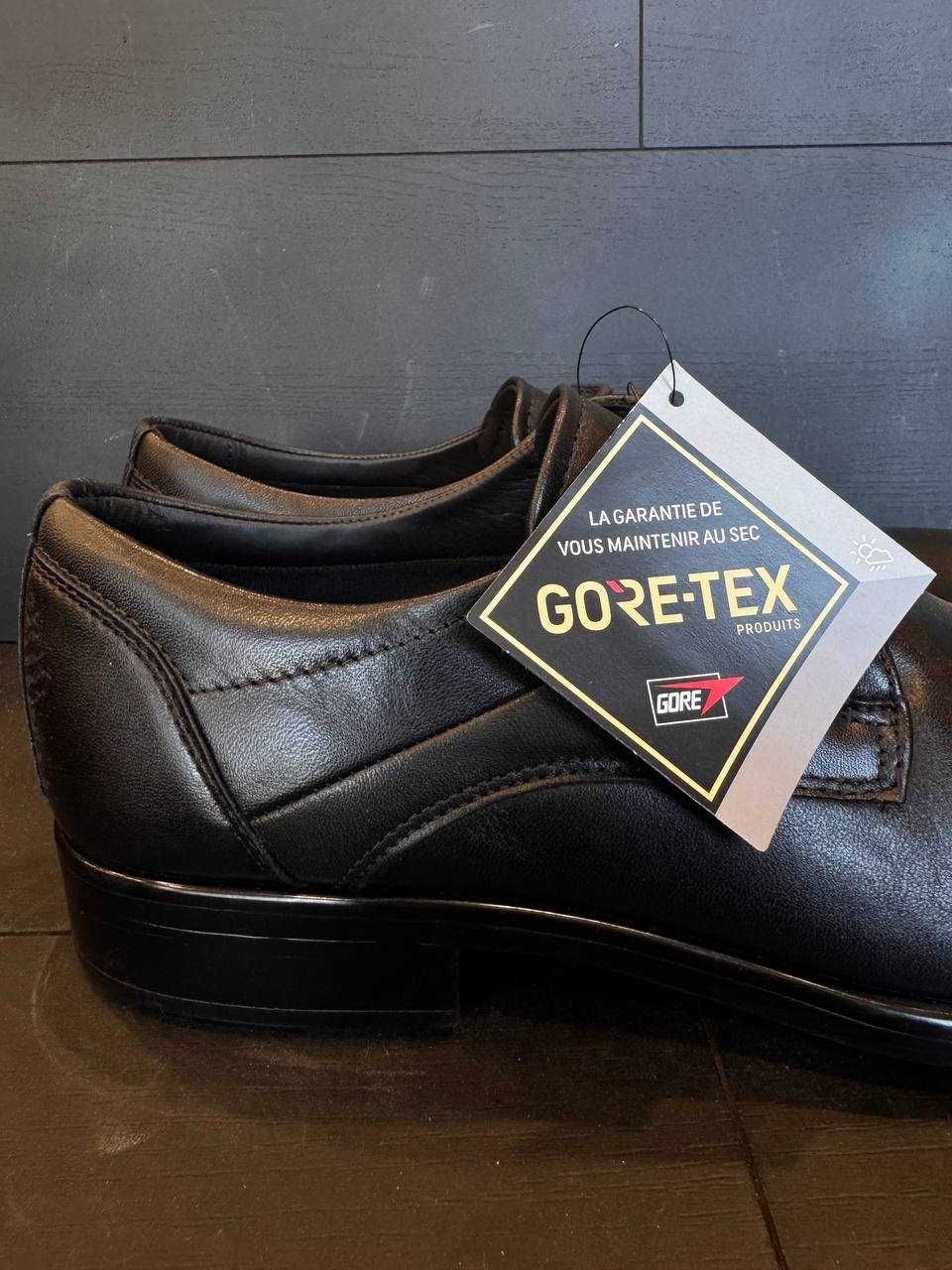 Шкіряні туфлі ECCO Gore-Tex оригінал (41, 48)