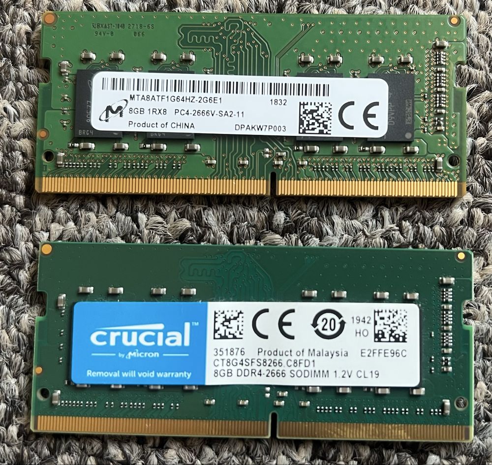 Pamięć RAM do laptopa - DDR 4 - 16Gb 2x8Gb