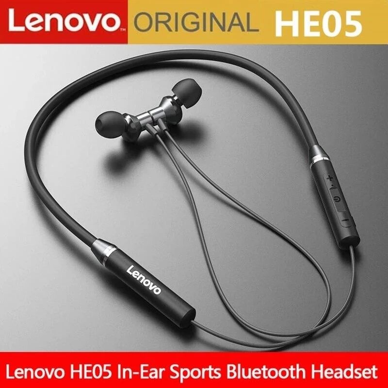 Оригинал.Новые безпроводные Bluetooth-наушники Lenovo HE05