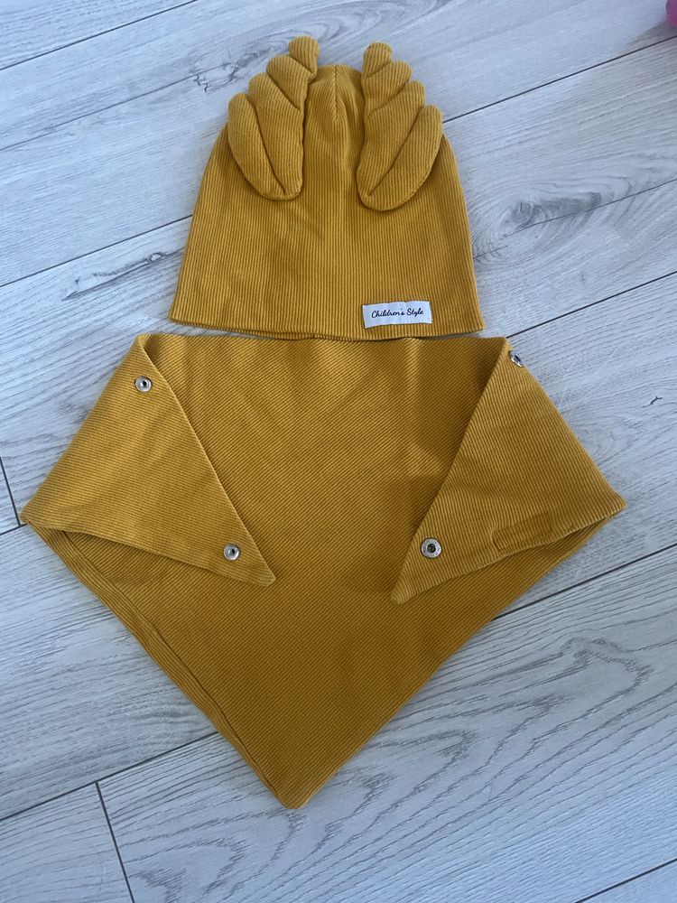 Komplet czapka chusta