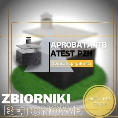 Zbiornik Betonowy 10m3 Schron Szambo Piwniczka Deszczówka Kanał Gnojów