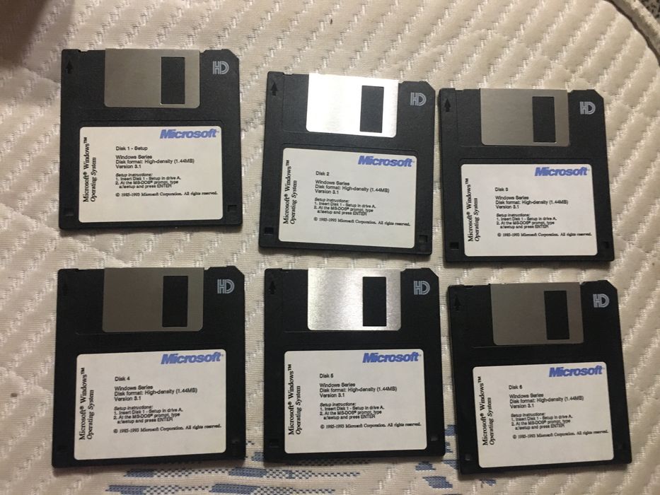 MS-Dos 6.22. Windows 3.1