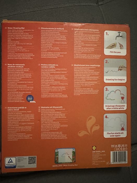 Mata do malowania pisakiem wodnym