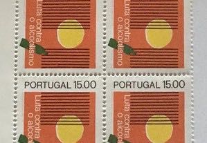 Quadra selos novos - Luta contra o Alcoolismo - 1977