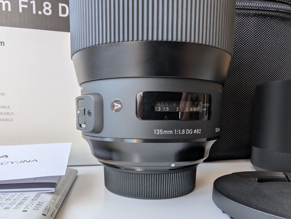 Sigma 135mm f/1.8 DG Art Nikon jak NOWA