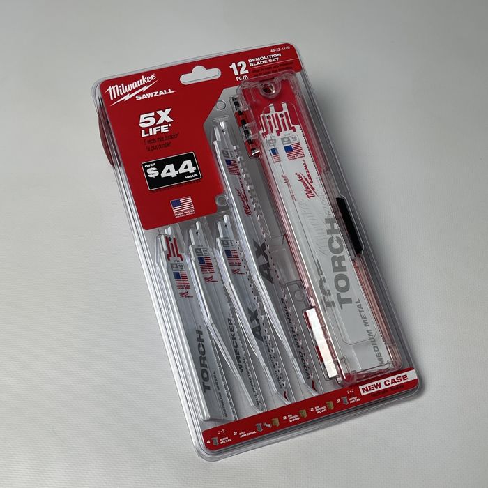 Milwaukee Набір Сабельних Полотен 12 шт 49-22-1129 з США