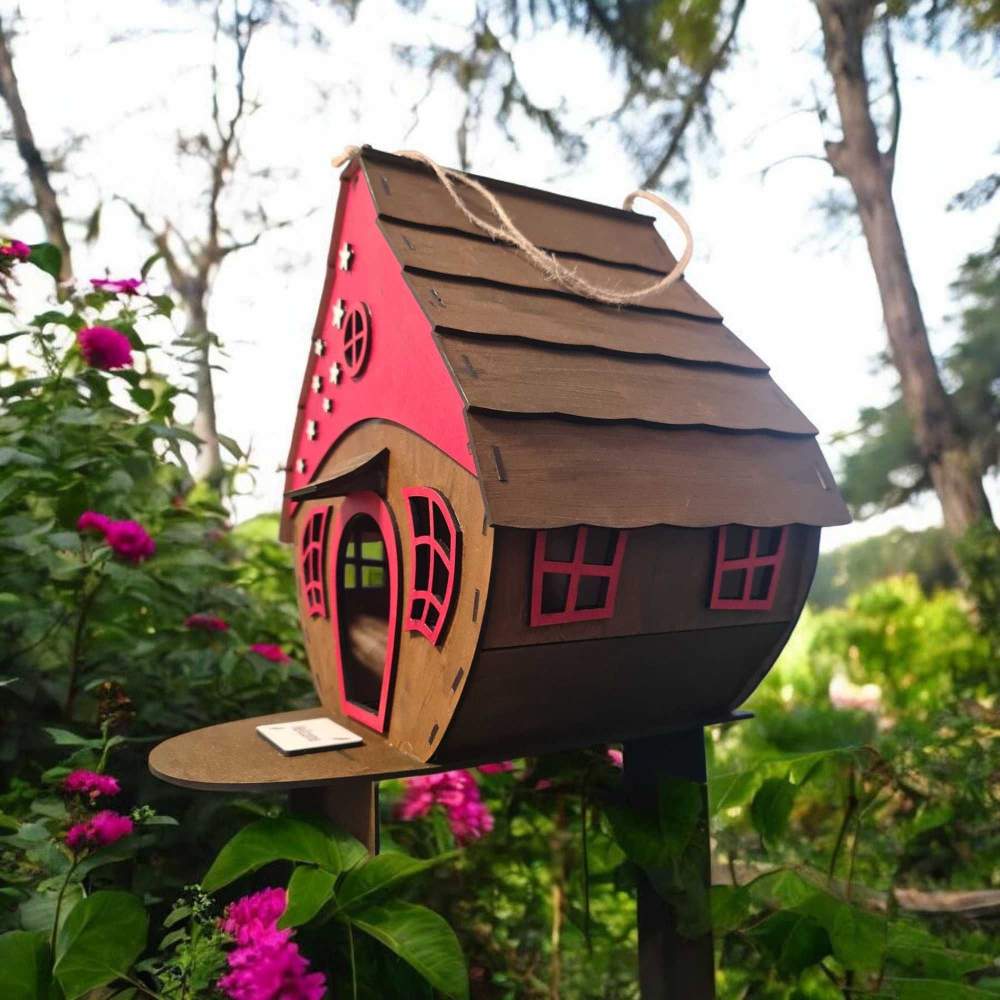 Casinha de pássaros para Jardim