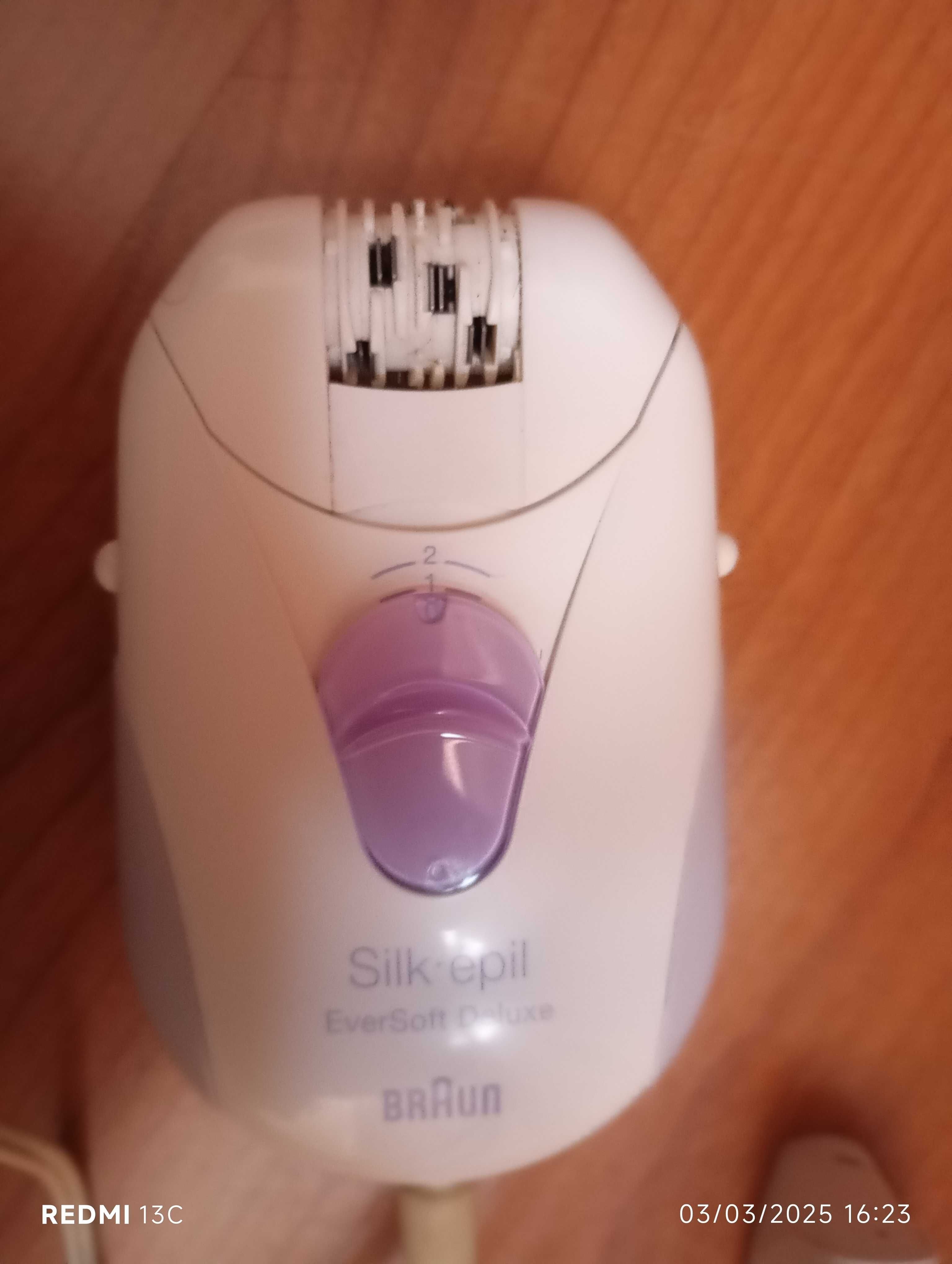 Depiladora com acessórios