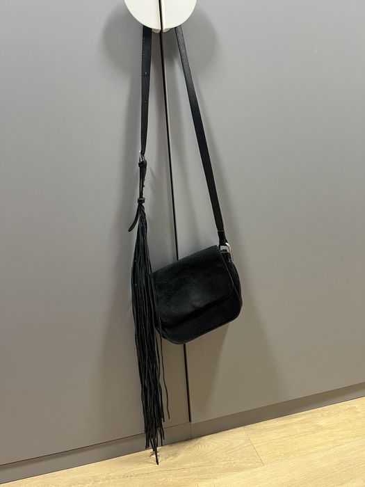 Кожанная сумка mango