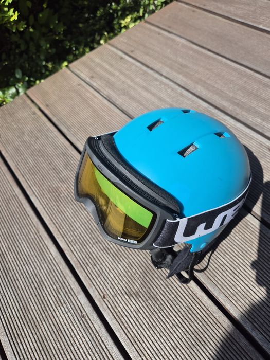 Kask narciarski + gogle Wed'ze H100 Jr 48-52