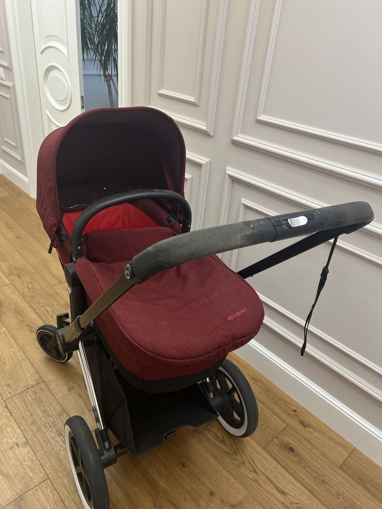 Cybex Priam коляска 2 в 1 люлька прогулочний блок та шасі