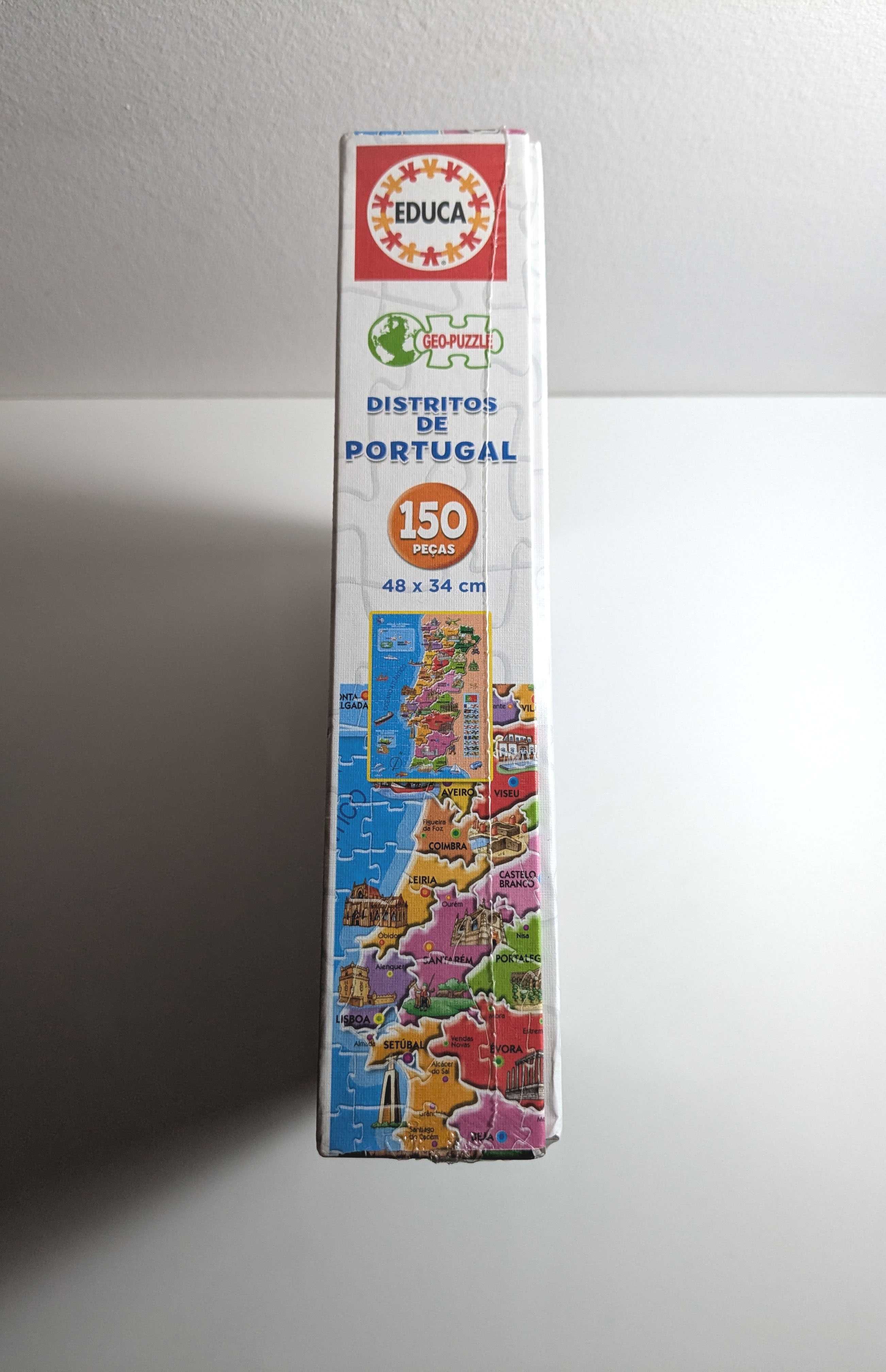 Puzzle “Distritos de Portugal” (+ 6 anos) NOVO