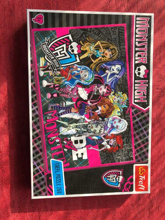 J.NOWE puzzle Monster High, 260 el., wiek 9+, układanka