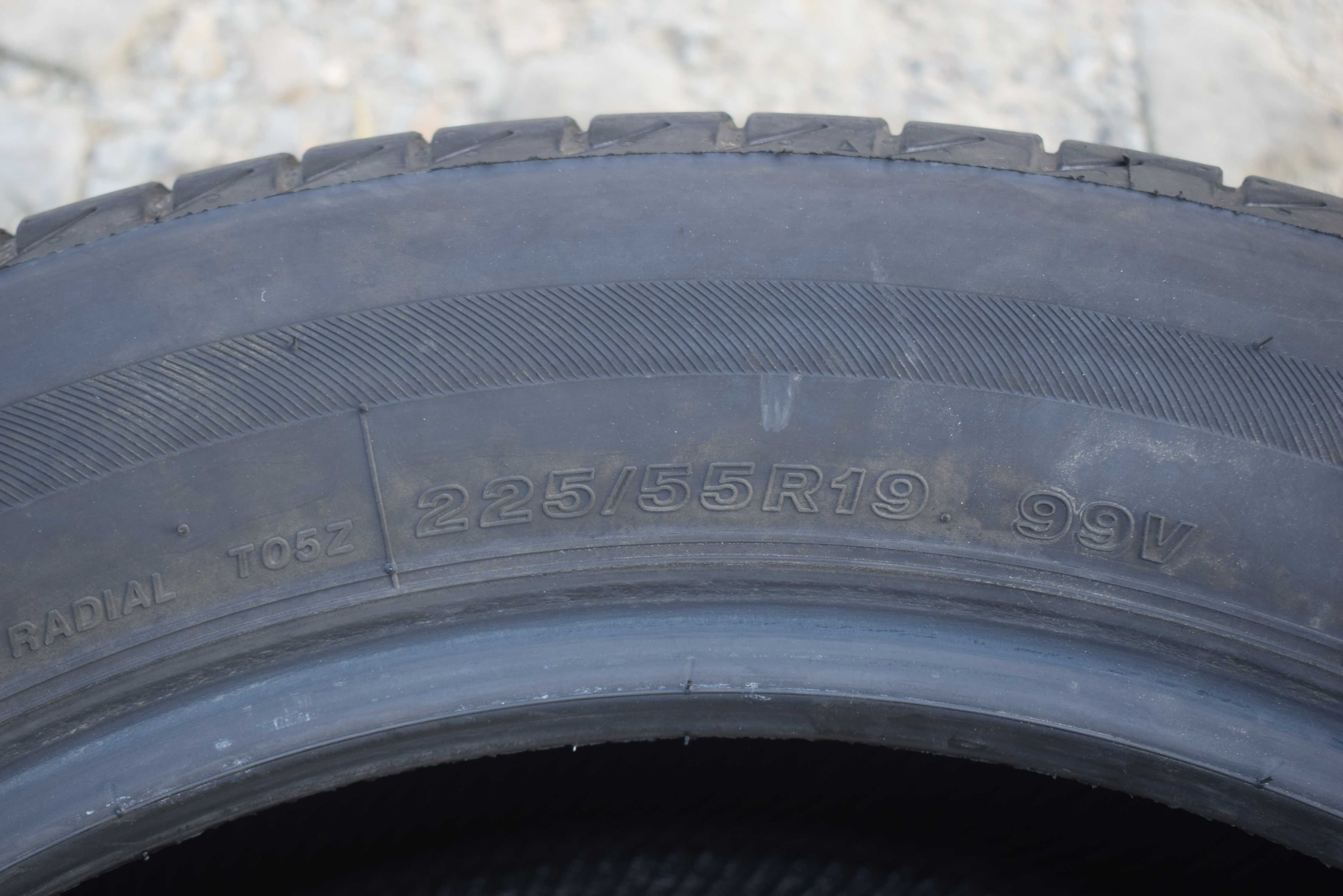 1X opona 225/55R19 BRIDGESTONE Turanza T005 19r. 6mm