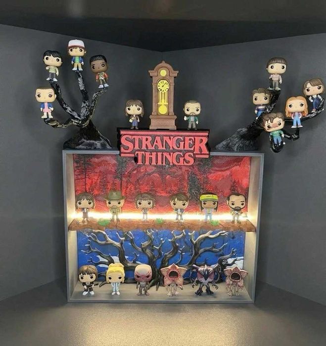 Підставка для фігурок з Stranger Things “Дивні Дива” з LED-підсвіткою