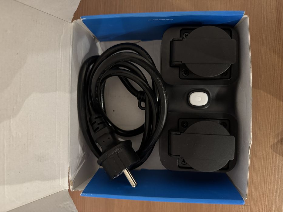 Tomada dupla exterior/interor inteligente WI-FI