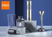 Mocny Blender Ręczny 4w1 MIUI Zanurzeniowy 1000W Stalowy ZESTAW