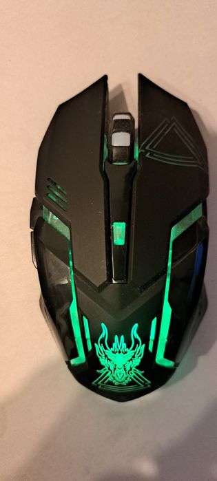 Mysz gamingowa, bezprzewodowa -podświetlana-Apio Dragon