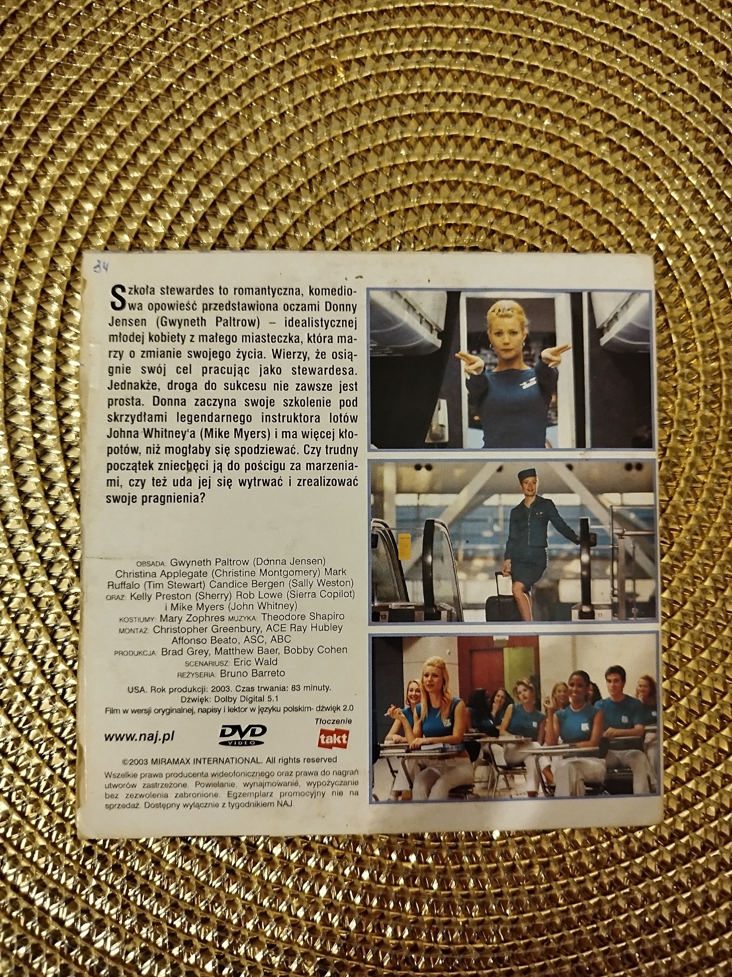 Film na DVD Szkoła stewardes Gwyneth Paltrow