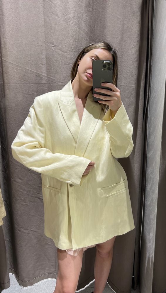 Блейзер на основі льону  Zara