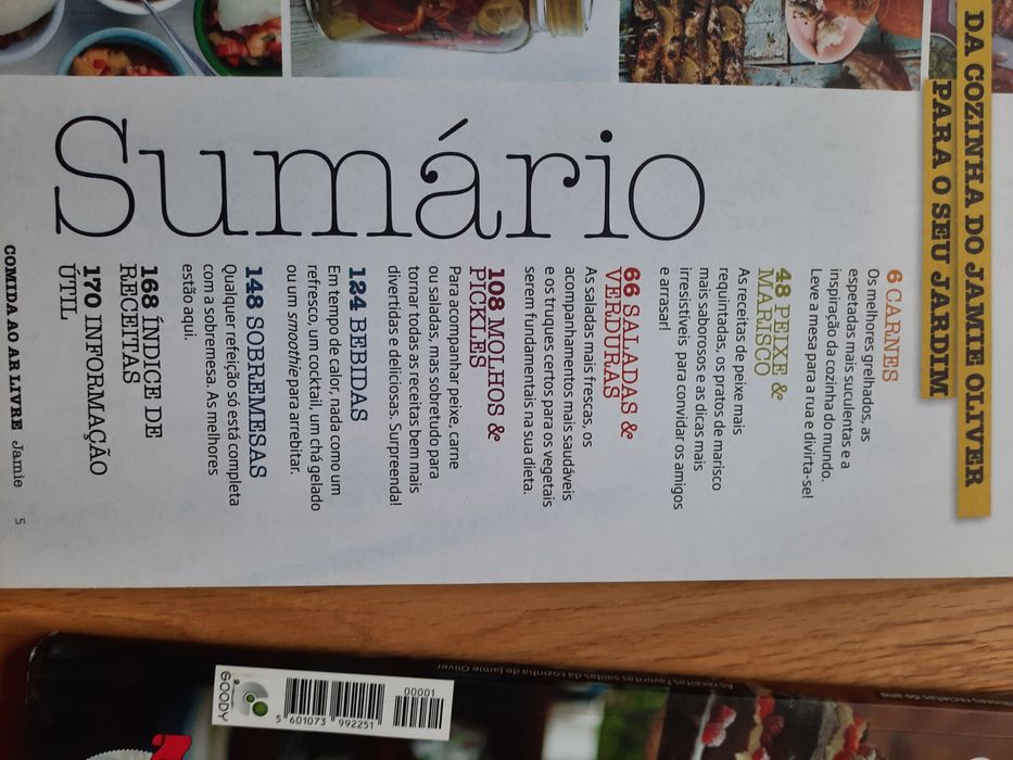 Revistas de culinária Jamie Oliver