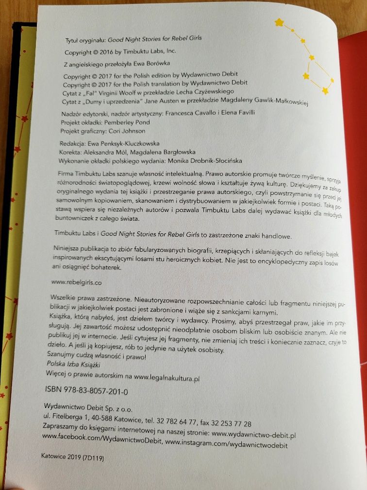 Opowieści na dobranoc dla młodych buntowniczek