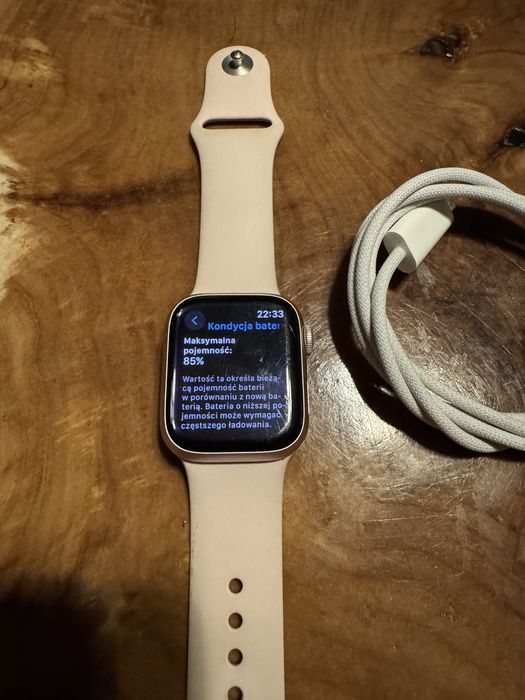 Smartwatch Apple Watch 9 41mm Rose Gold różowy GPS stan bdb