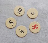 Catan Żeglarze żeton liczbowy oryginalne elementy na sztuki
