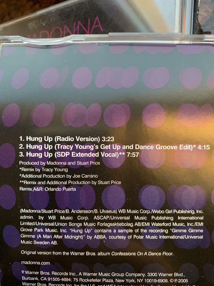 Madonna single cd sztuk 6