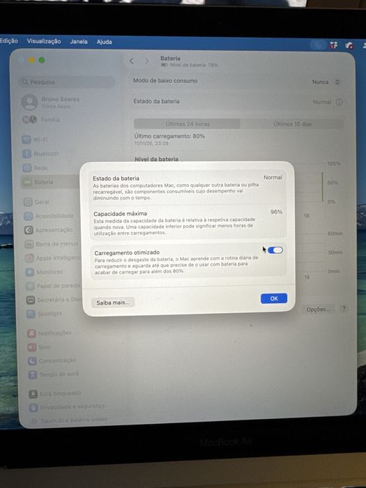 Apple Macbook Air M1 8Gb/256Gb em Garantia