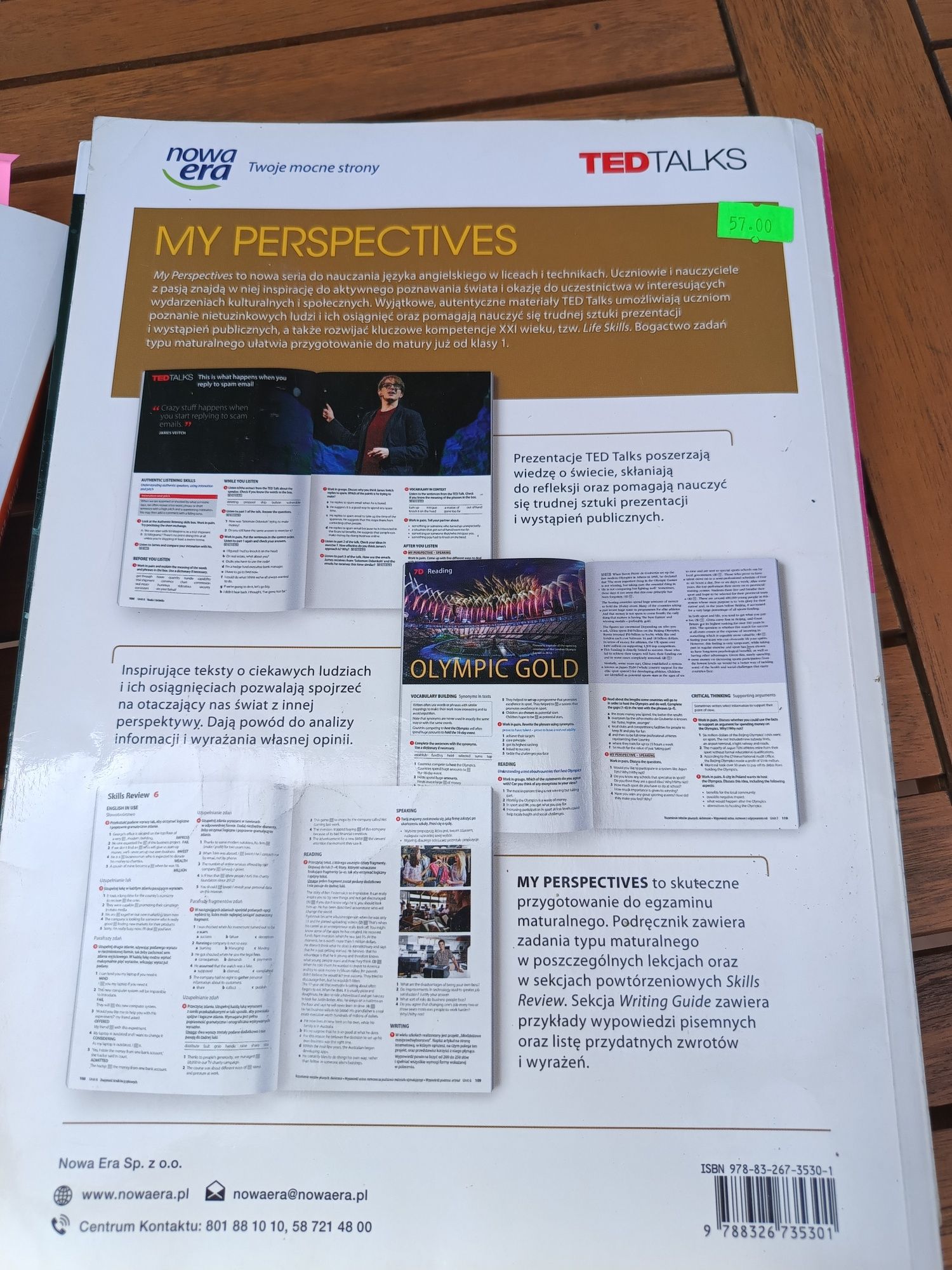 Podręcznik Ted Talks My perspectives 3