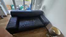 Sofa em Pele castanho