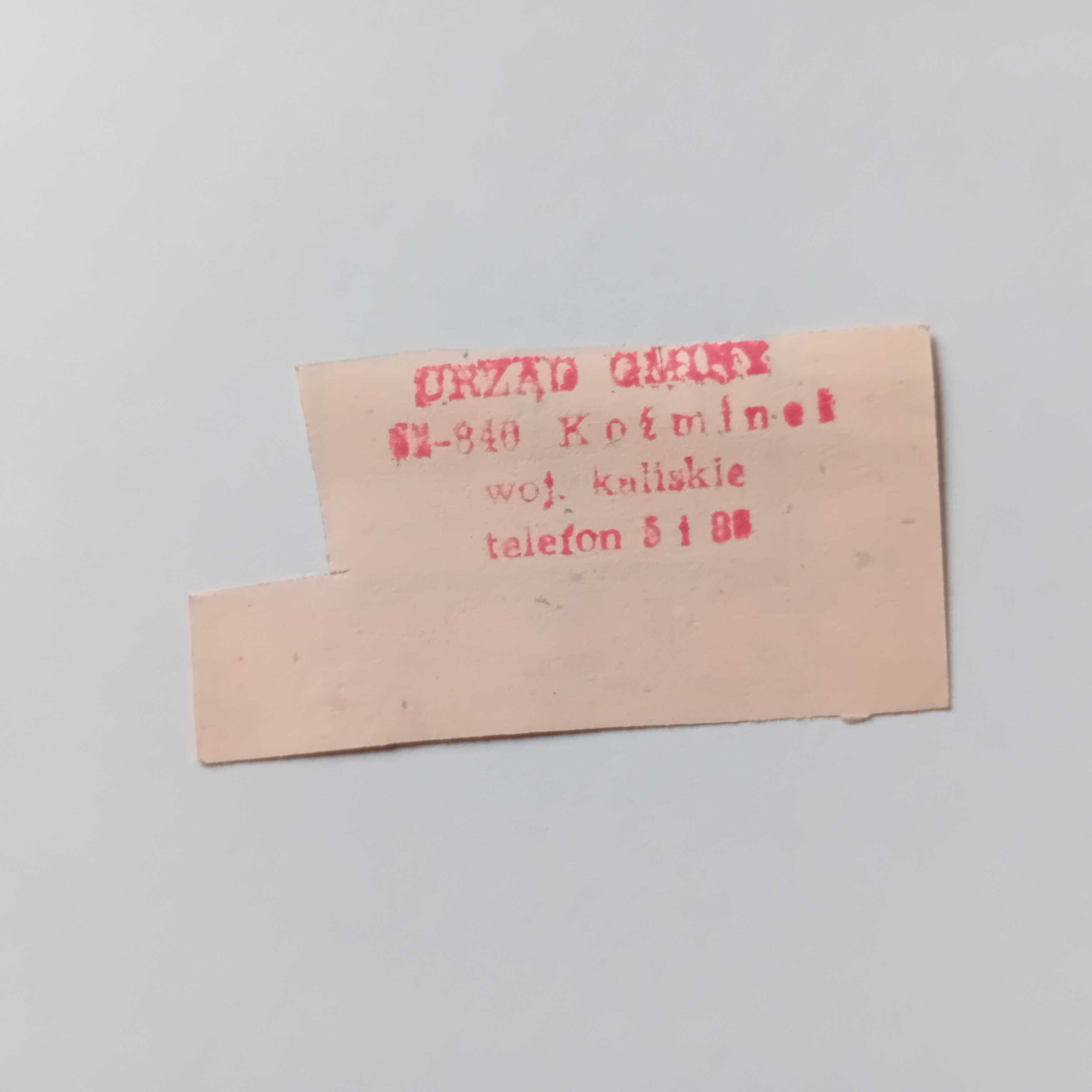 Kartka żywnościowa P-2 VII 1983 Oryginał z pieczątką