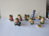 Figurki Kinder Bawarskie misie 7szt
