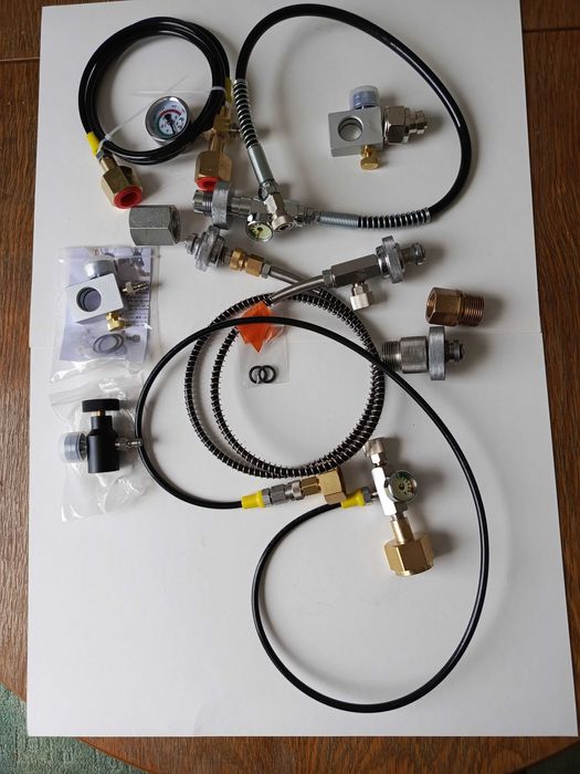 Przetoczka adapter  sodastream wiatróweka tlen tlen CO2 argon itp.