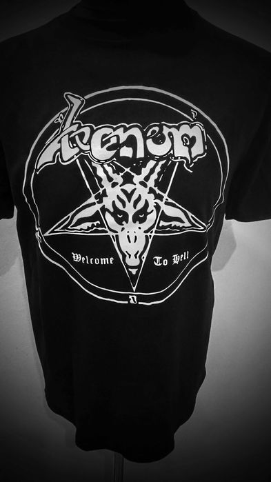 T-Shirt Venom, Welcome To Hell, Thrash, Black Metal, Sitodruk 1
