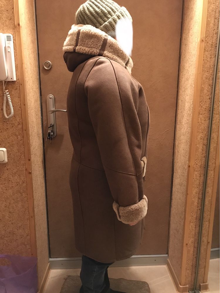Женская дубленка / верхняя одежда / зимнее пальто