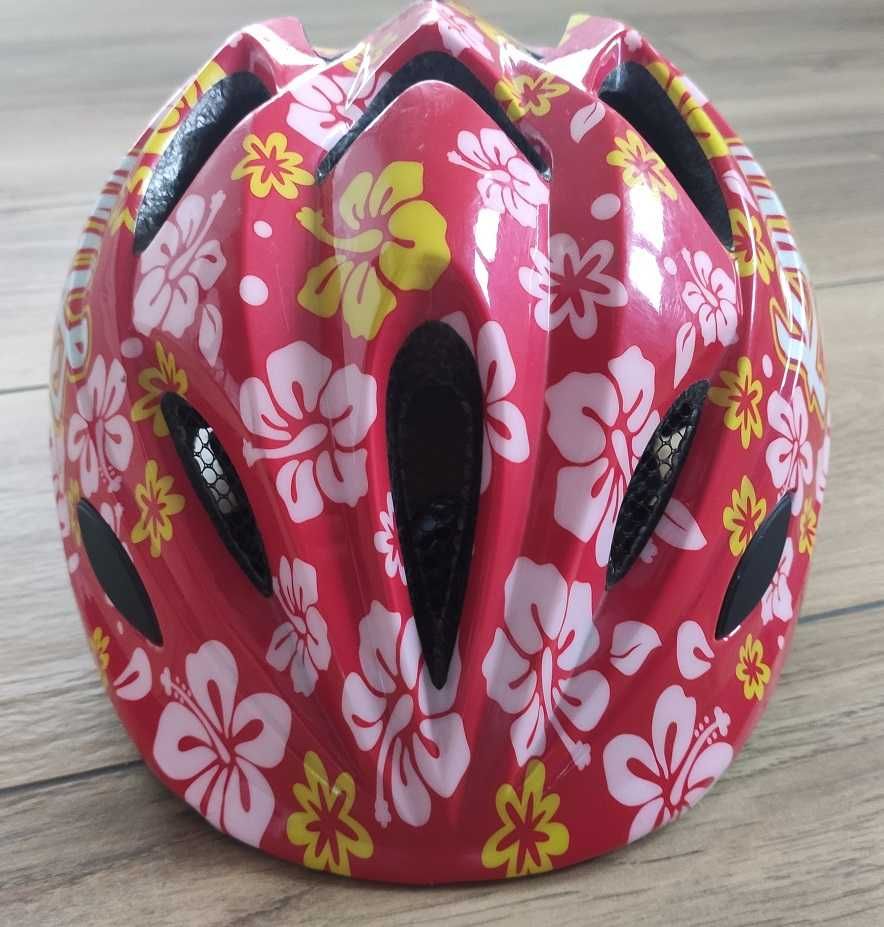 kask kellys 52-56 rowerowy/hulajnoga dla dziewczyki