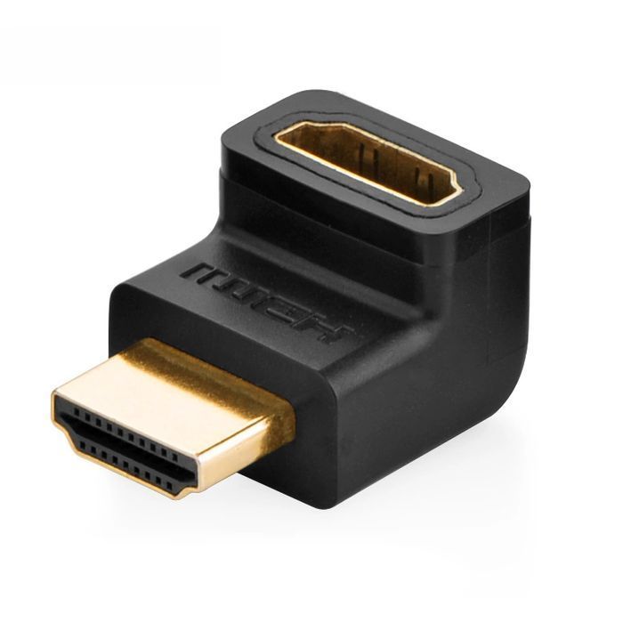 Ugreen adapter przejściówka HDMI (męski) - HDMI (żeński) czarny