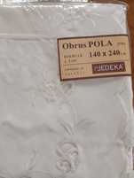 Obrus 140x240 haftowany Nowy