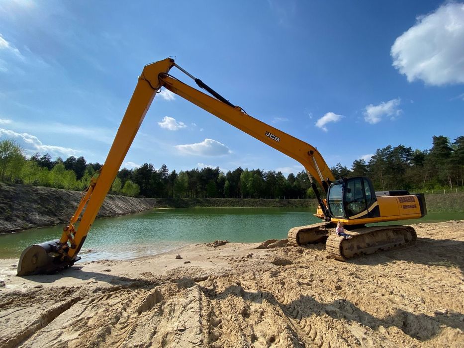Koparka JCB JS330 NC ramie Long 18m plecak 3t