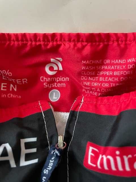 Bluza kolarska bezrękawnik Team Emirates Champion System rozmiar L