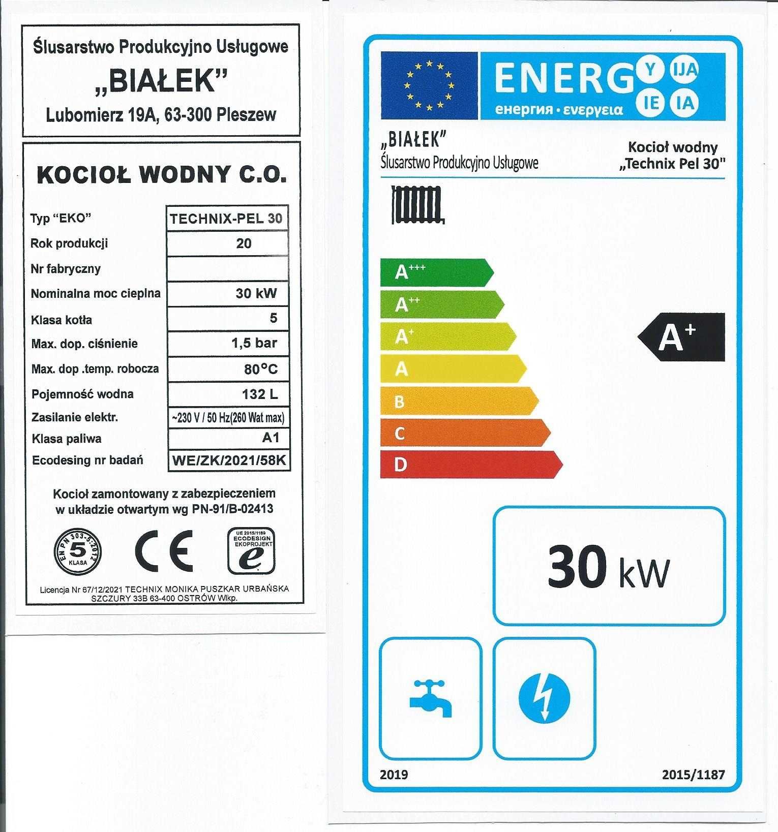 Kocioł Piec na pellet 30kw  Klasa 5 300m2 DOTACJA